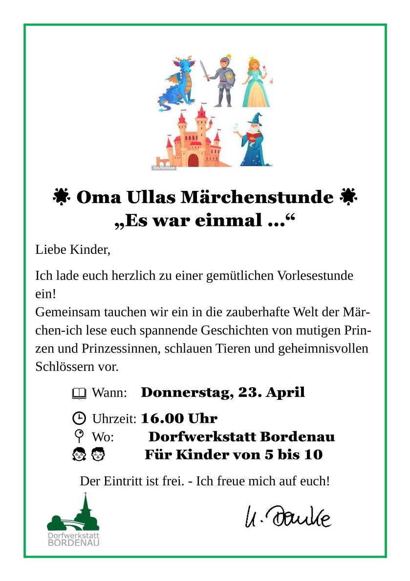 Oma Ullas Märchenstunde