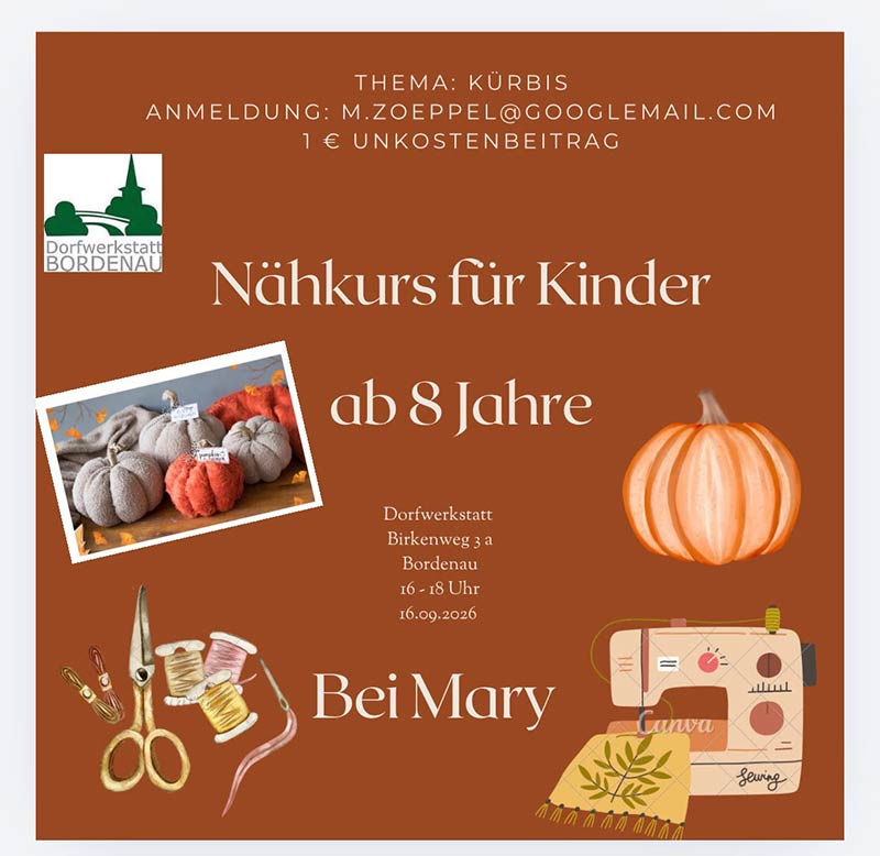 Nähmaschinen-Kurs