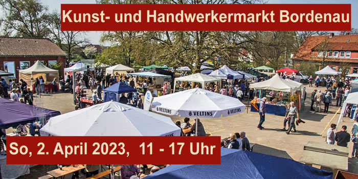 Kunst- und Handwerkermarkt 2023 in Bordenau