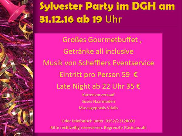 Silvesterparty 2016